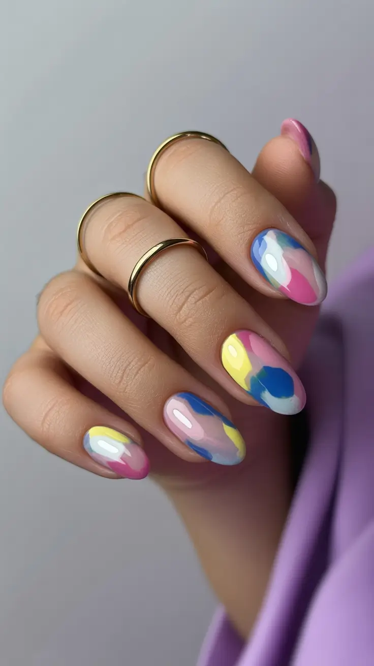 Almond Nails Fresh Ideas 2026 Soft Color Play Almond Nails