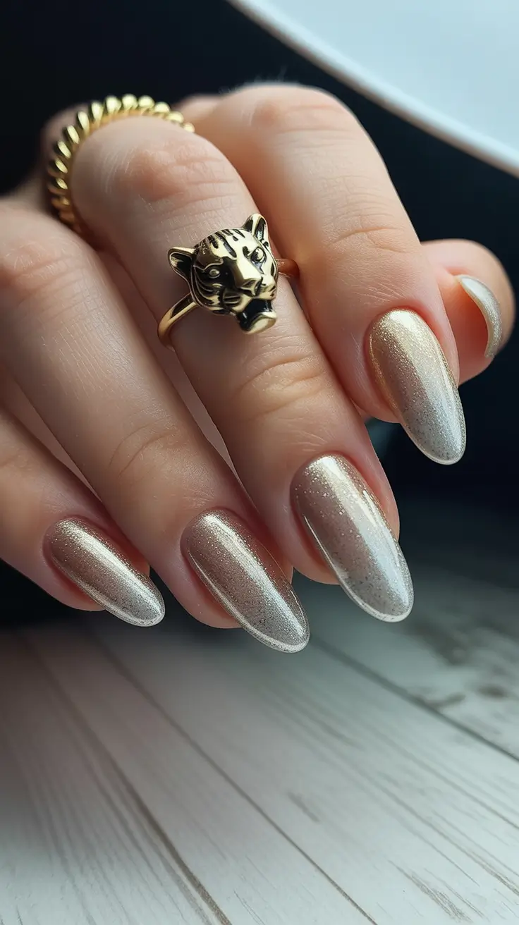 Almond Nails Fresh Ideas 2026 Silver Almond