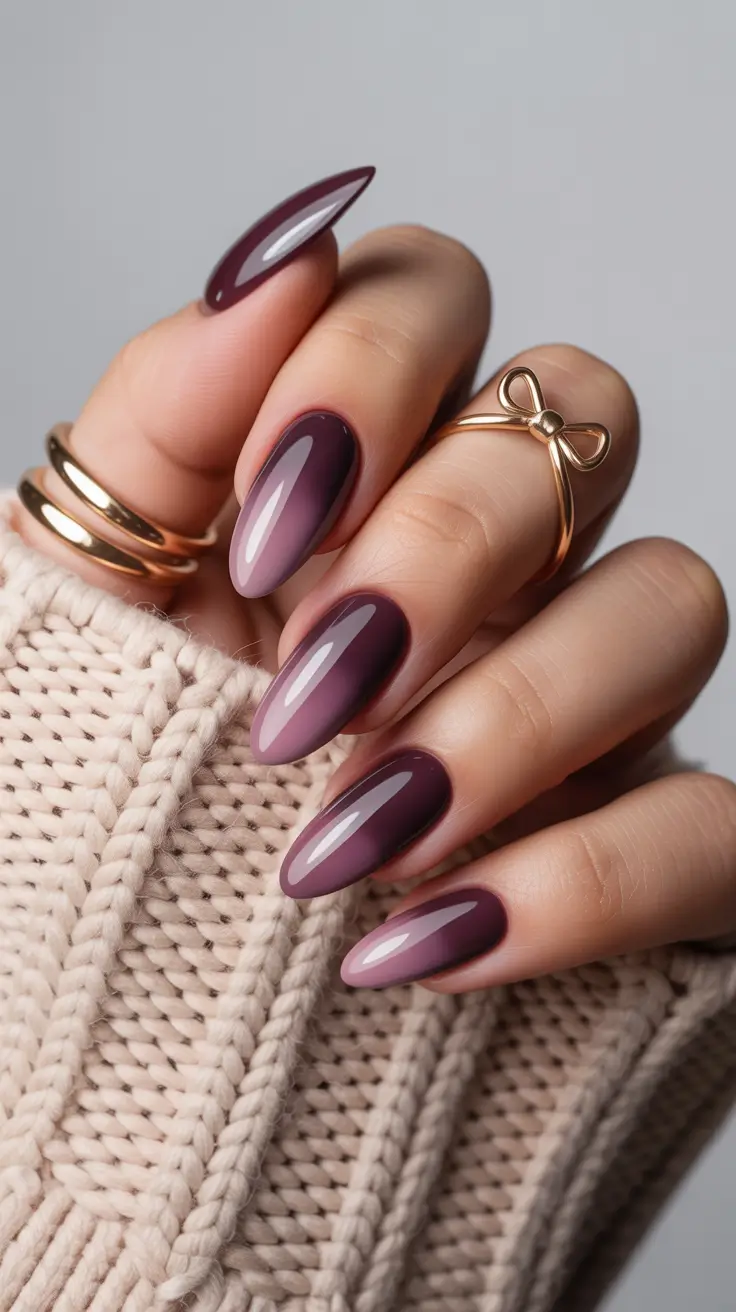 Aura Nails 2026 Burgundy