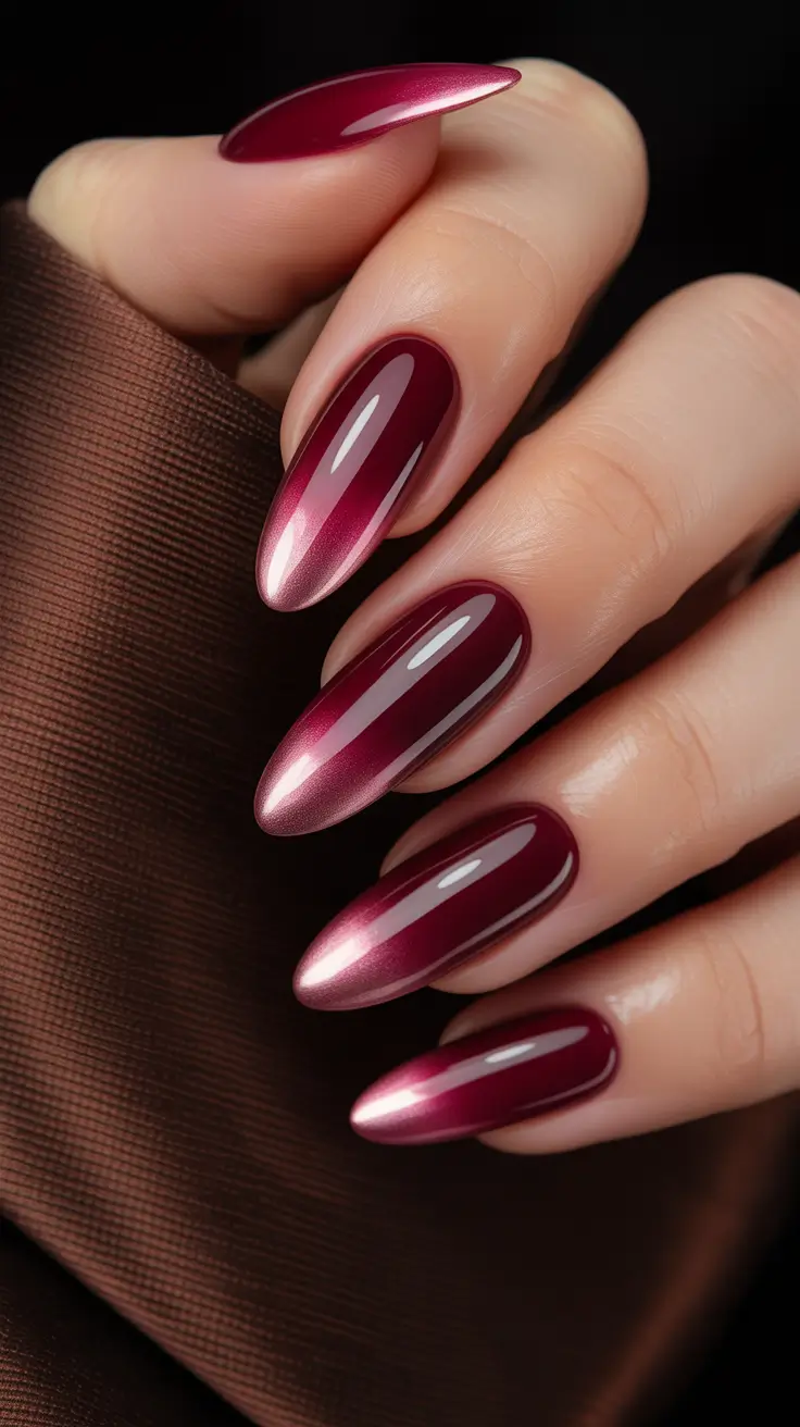 Aura Nails 2026 Burgundy