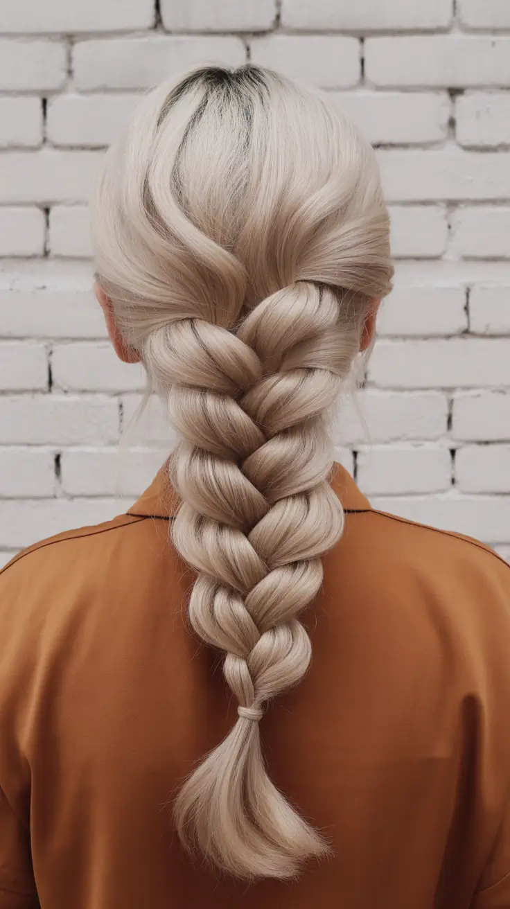 straight hairstyle 2026 Soft Volume Braided Low Pony