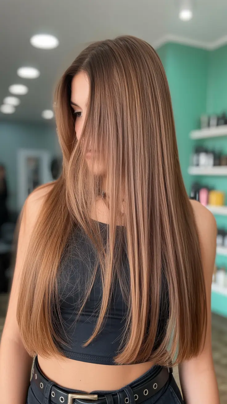 straight hairstyle 2026 Long Natural Straight Hair