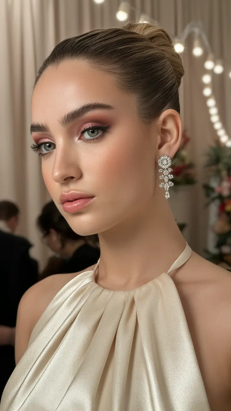 buns-hairstyle-2026-elegant-sleek-bun-with-satin-glow