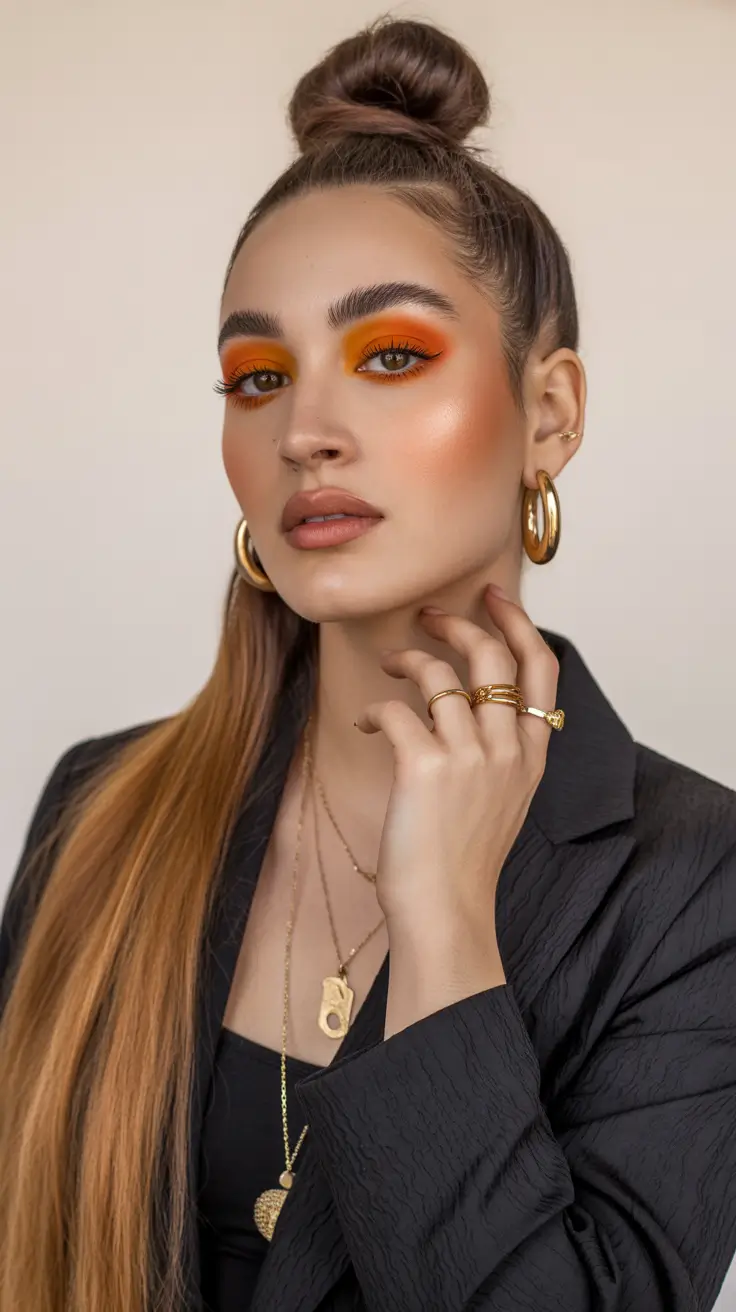 half up half down hairstyle 2026 High Top Twist with Edge