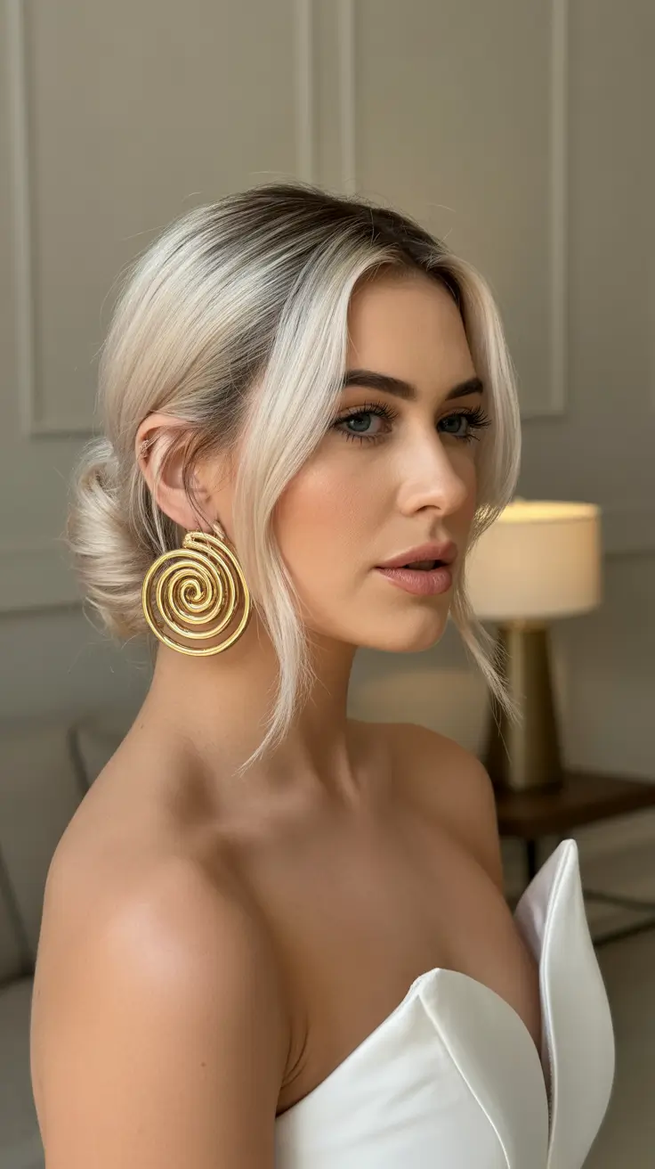 quick hairstyles 2026 Soft Low Bun With Face-Framing Pieces