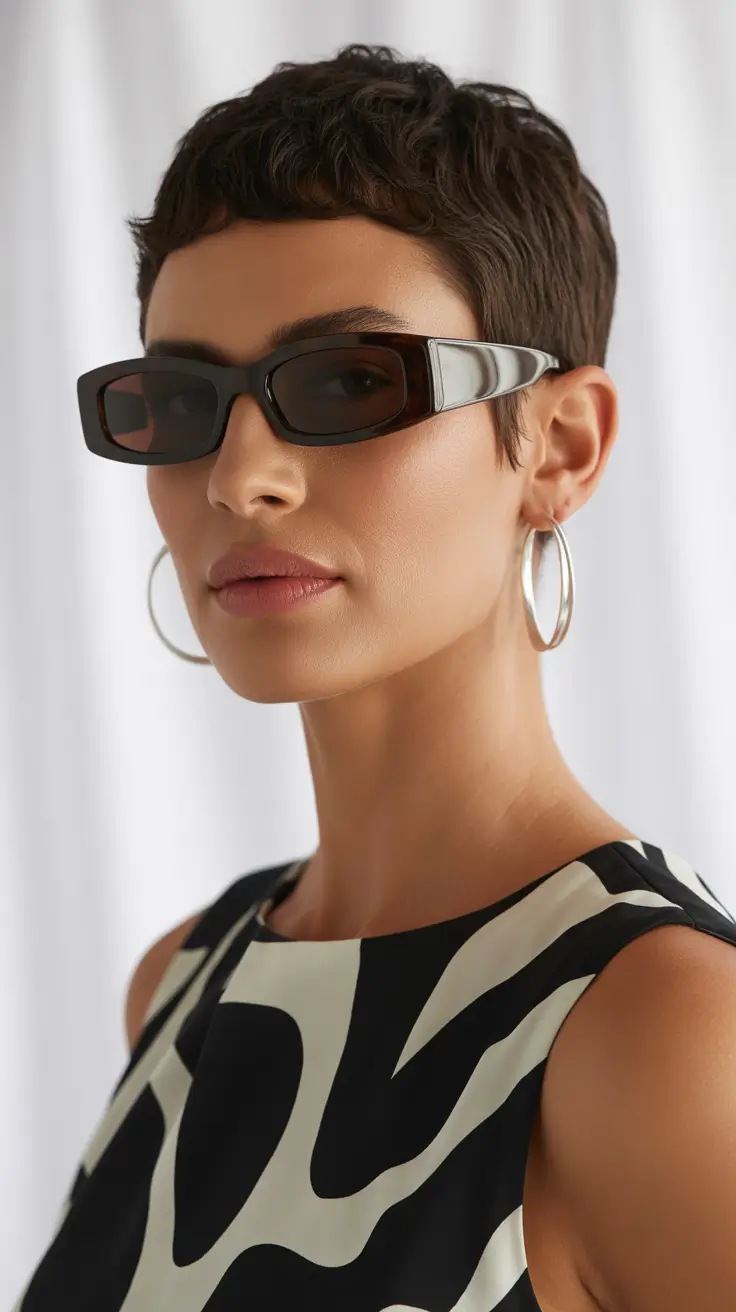 pixie haircut 2026 Textured Minimal Pixie Mood