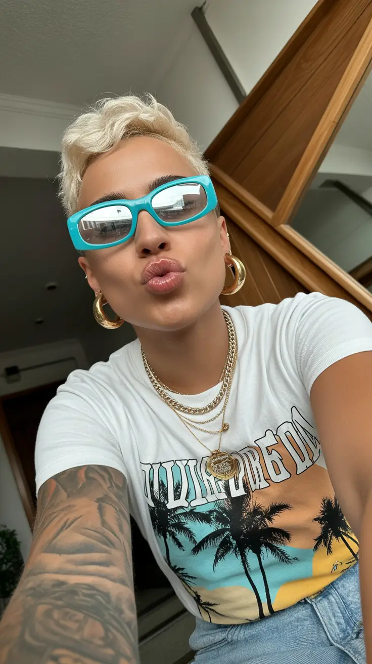 pixie haircut 2026 Beach Blonde Street Energy