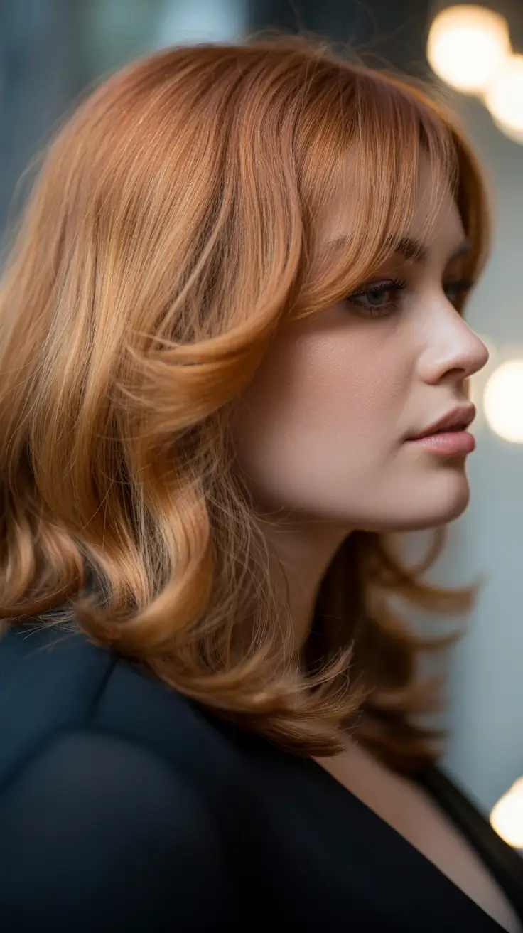 Fat Face Haircuts 2026 Warm Honey Bronde Waves