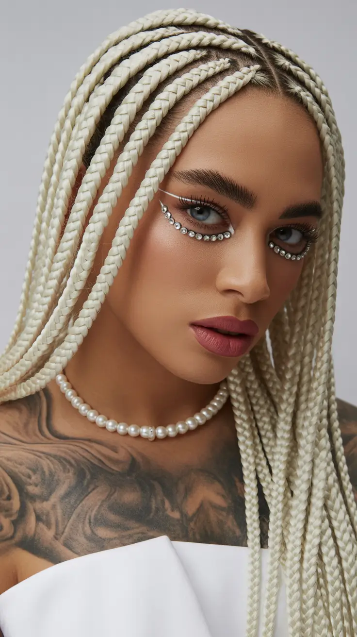 bold braids with a modern twist hairstyle black women 2026