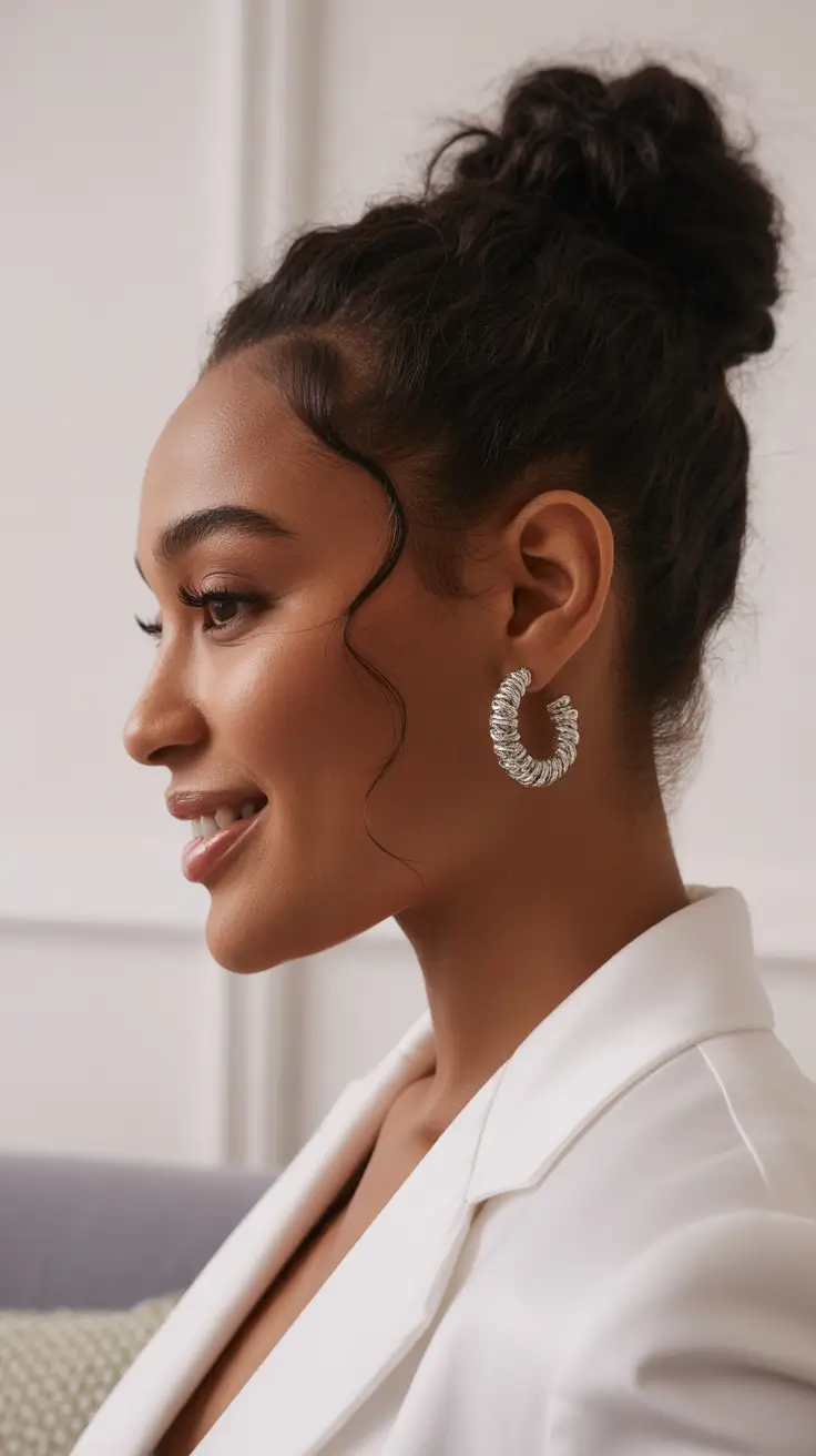 Hairstyles ideas 2026 Chic High Bun