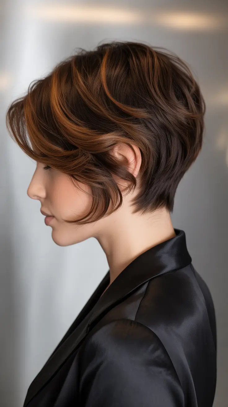 haircuts inspo 2026 Textured Short Crop With Sculpted Waves