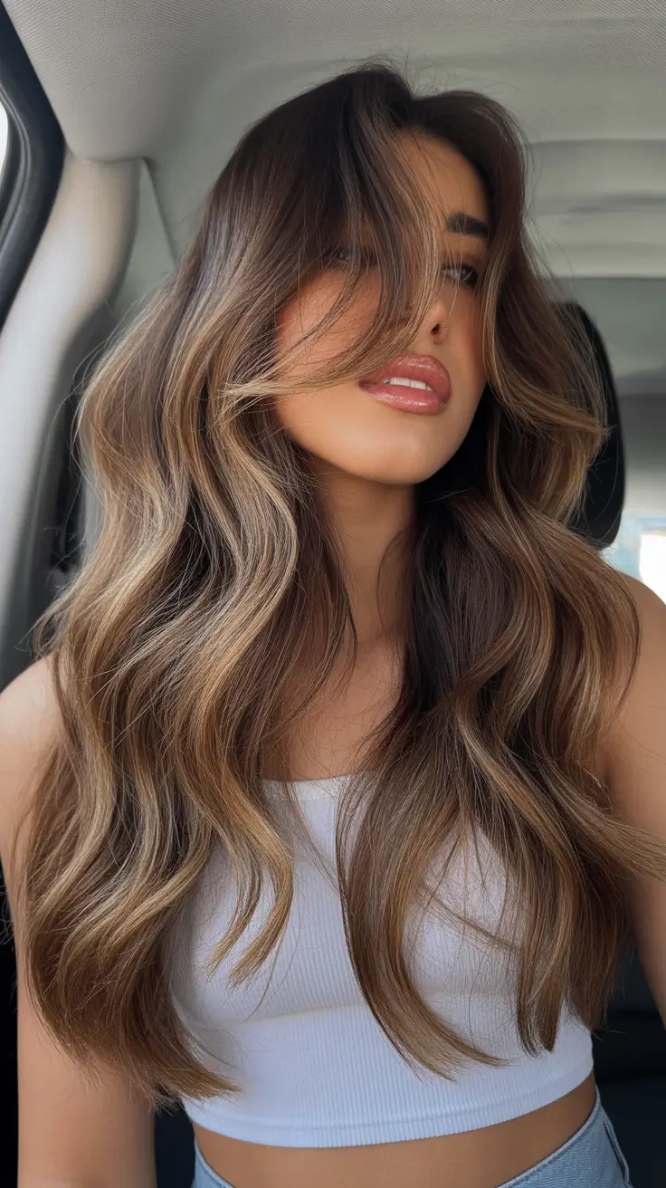Butterfly Haircut 2026 Bronzed Wave Layers