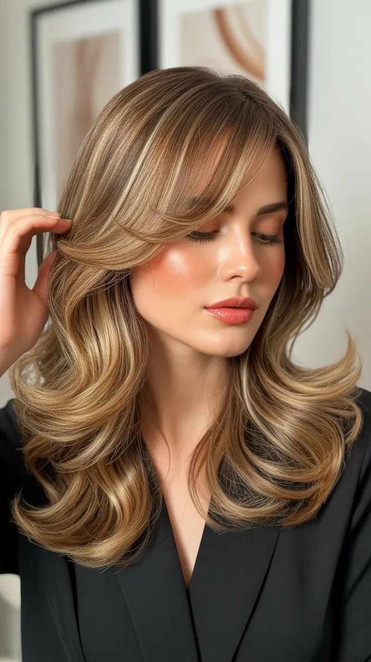 Butterfly Haircut 2026 Polished Blonde Dimension