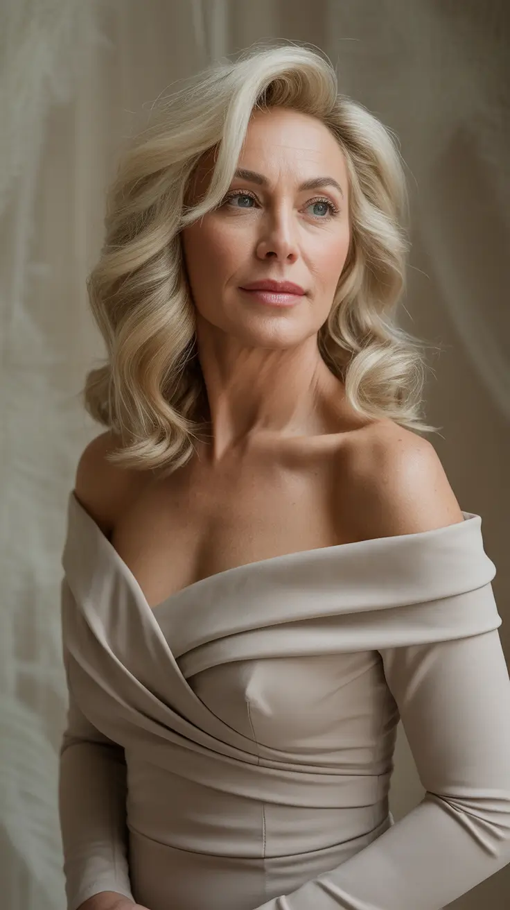 Haircuts for Women Over 40 2026 Medium Glam Waves