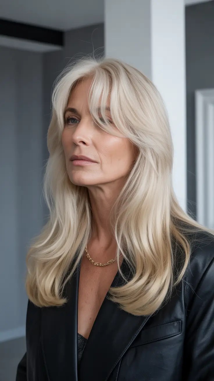 Haircuts for Women Over 60 2026 Soft Layered Blonde with Effortless Movement