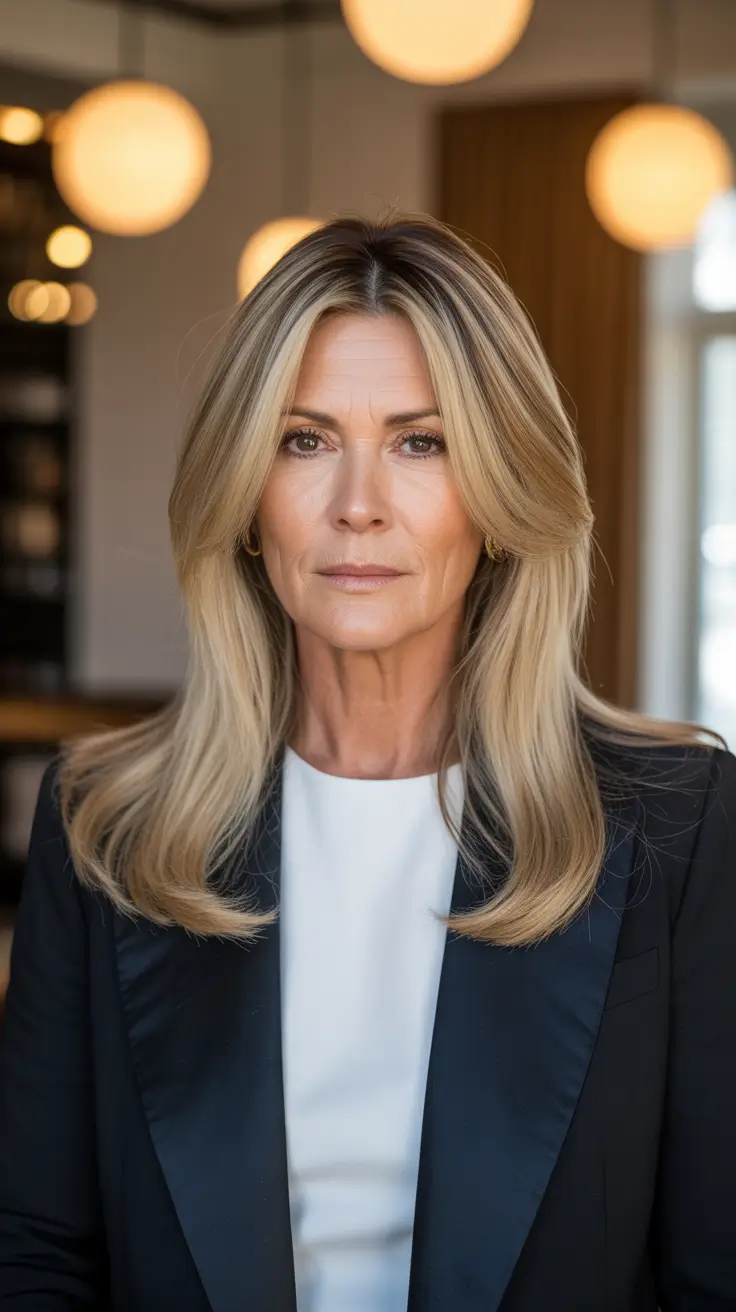 Haircuts for Women Over 60 2026 Balanced Medium Length Layers