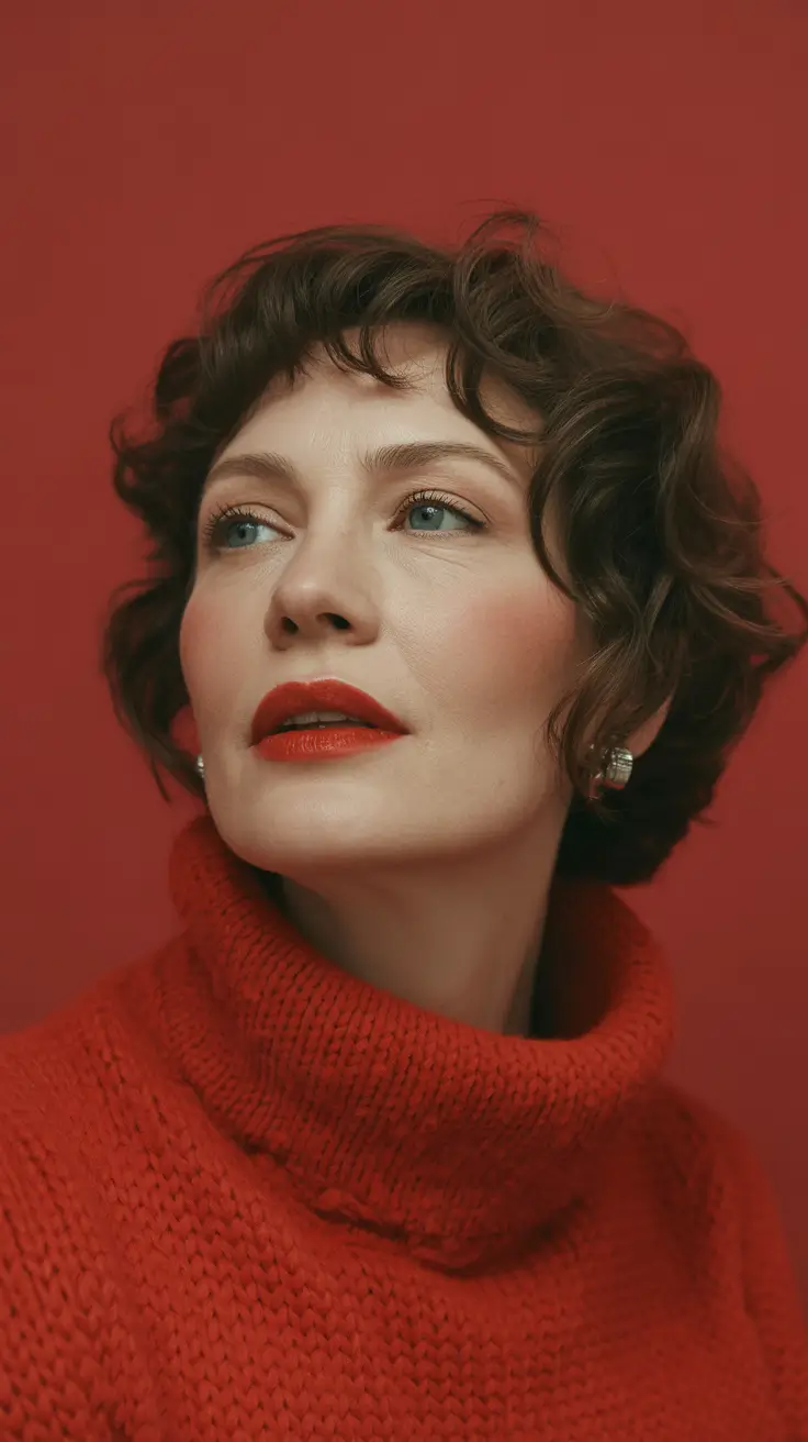 Haircuts for Women Over 60 2026 Soft Short Shag with Romantic Texture