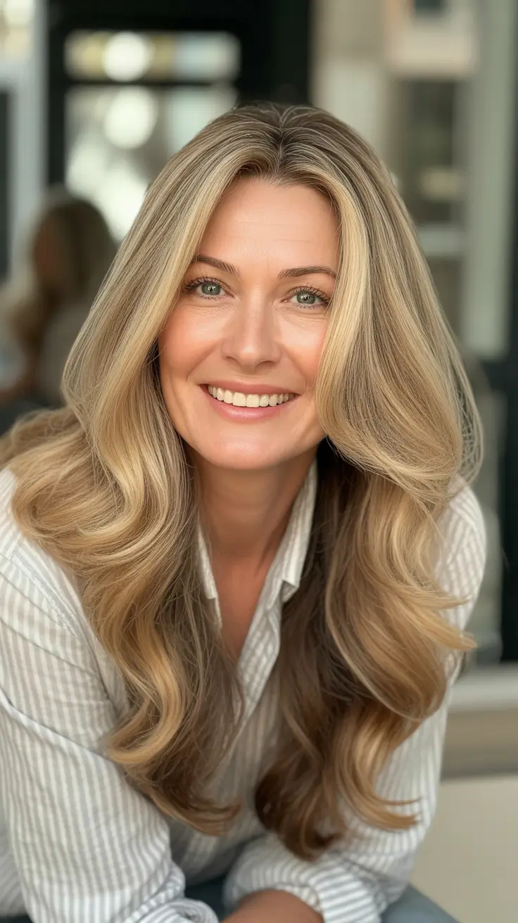 Haircuts for Women Over 60 2026 Bright Blonde with Lifted Volume