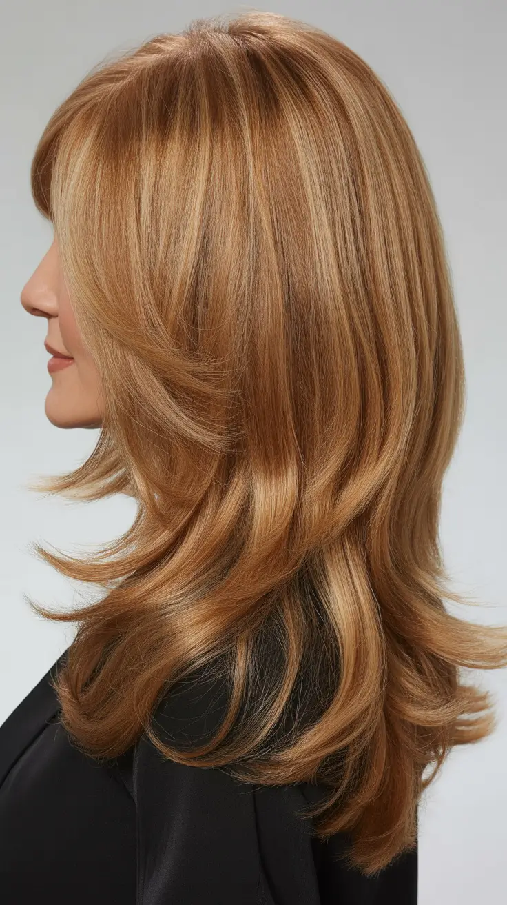 Haircuts for Women Over 60 2026 Copper Layered Bob