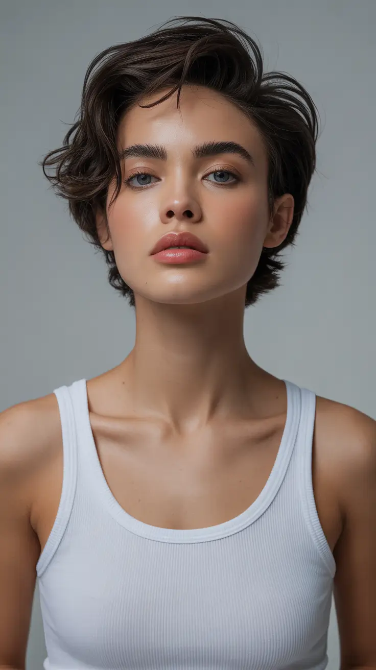 pixie hairstyles 2026 Soft Sculpted Pixie With Natural Volume