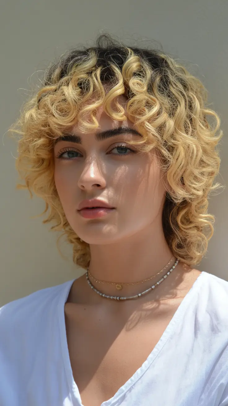 Short Haircuts 2026 Modern Curly Wolf Cut