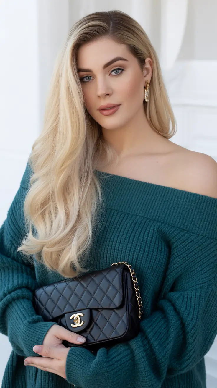 Haircuts for Plus Size Women 2026 Soft Blonde Layers with a Luxe Finish