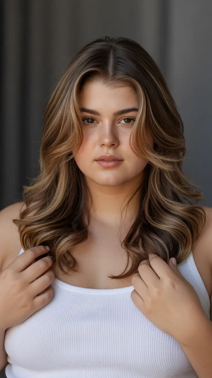 Haircuts for Plus Size Women 2026 Soft Layered Waves for Effortless Balance