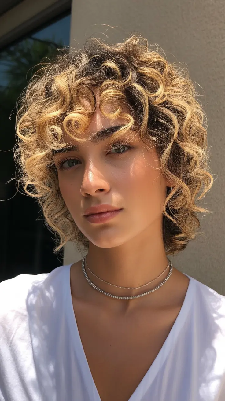 Curly hairstyle 2026 Shaggy Bob