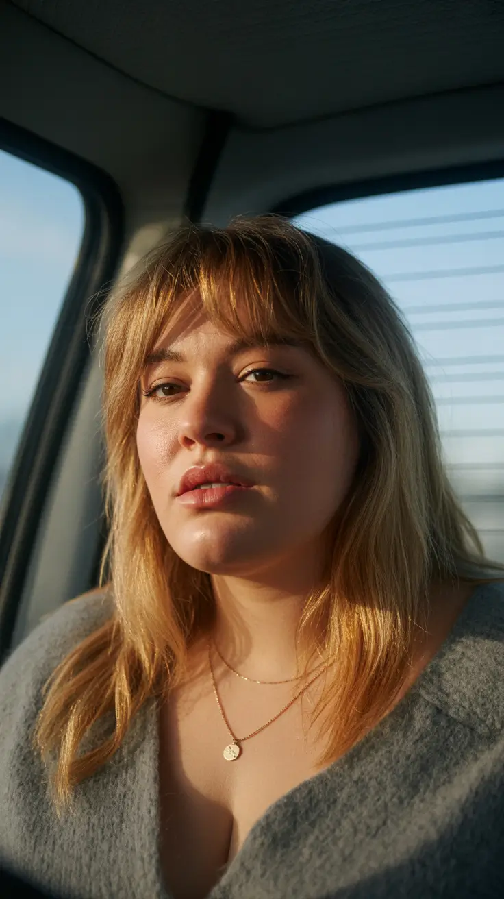 Haircuts for Chubby Faces 2026 Casual Shag Revival