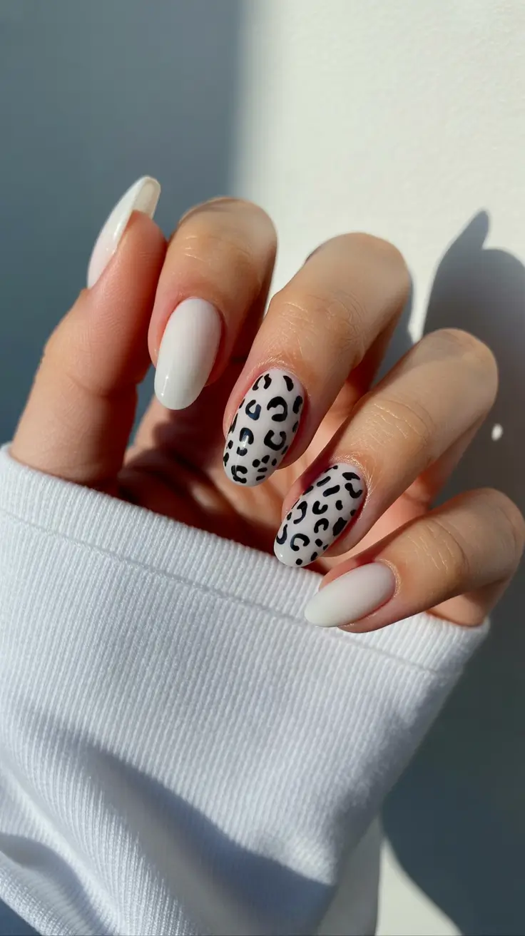 White Nail Designs 2026 Black and White