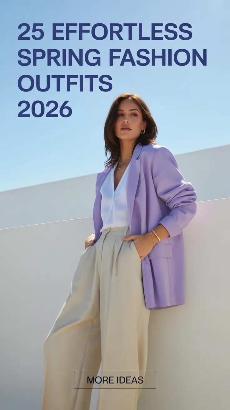 Effortless Spring Fashion Outfits 2026 That Look Chic Without Trying