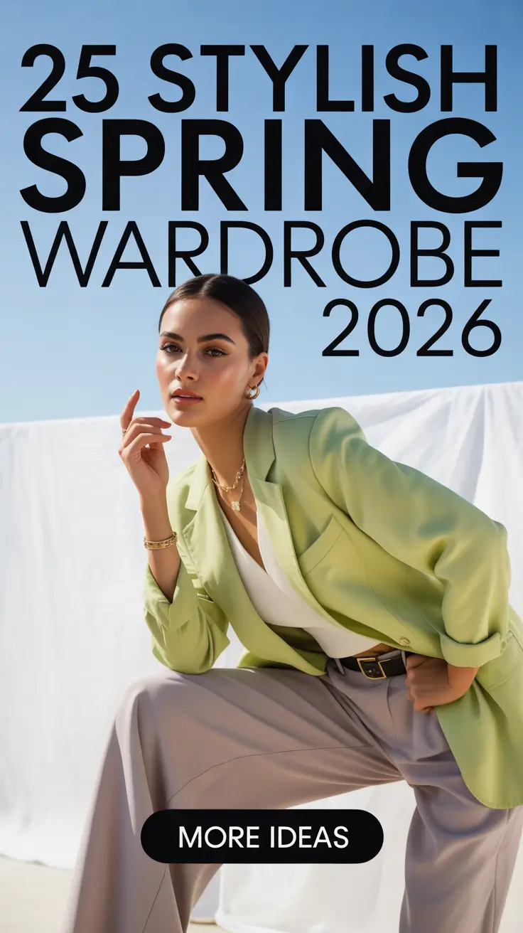 Chic Spring Wardrobe Ideas 2026 for Women Who Love Effortless Style