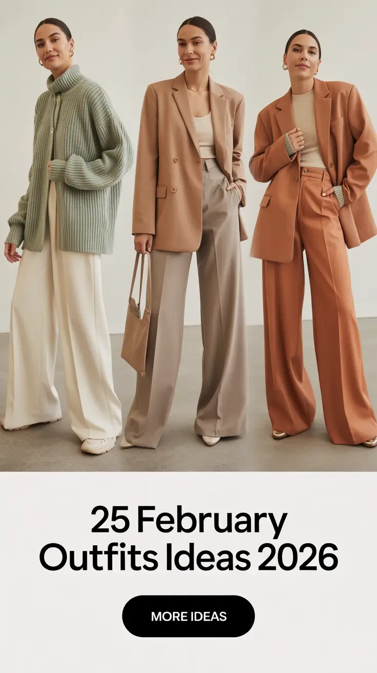 February Outfits Ideas 2026 - Winter Looks, Streetwear Trends and Chic Style Inspo