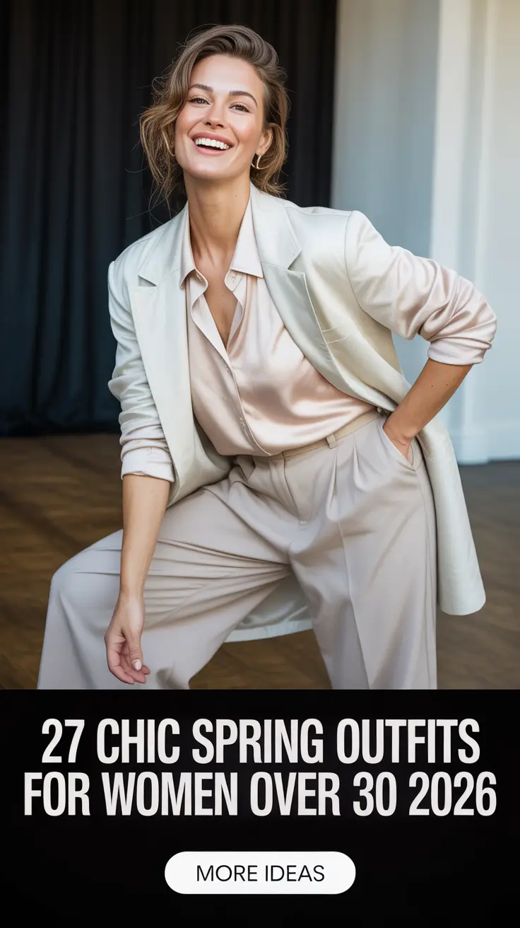 Chic Spring Outfits For Women Over 30 2026 That Feel Modern, Classy, and Effortlessly Cool