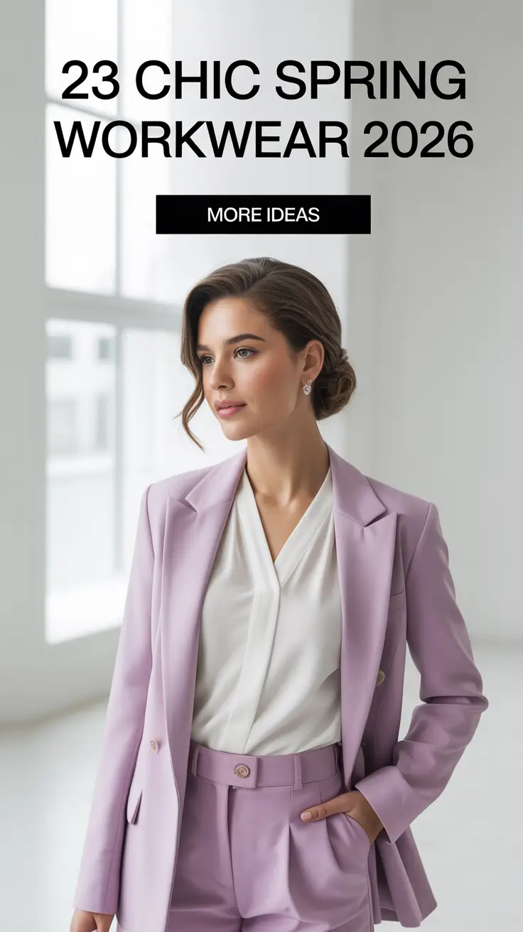 Chic Spring Workwear 2026 Ideas for Business Casual Women