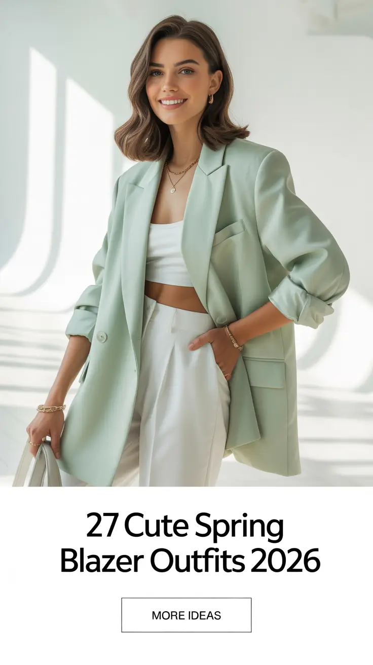 Cute Spring Blazer Outfits 2026 You’ll Want to Wear Everywhere