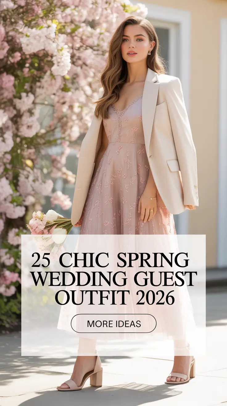 Chic Spring Wedding Guest Outfit 2026 - Classy Outfit Ideas for Every Dress Code