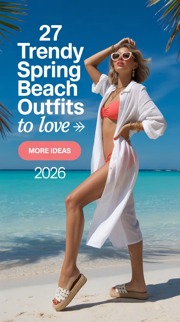 Trendy Spring Beach Outfits To Love 2026