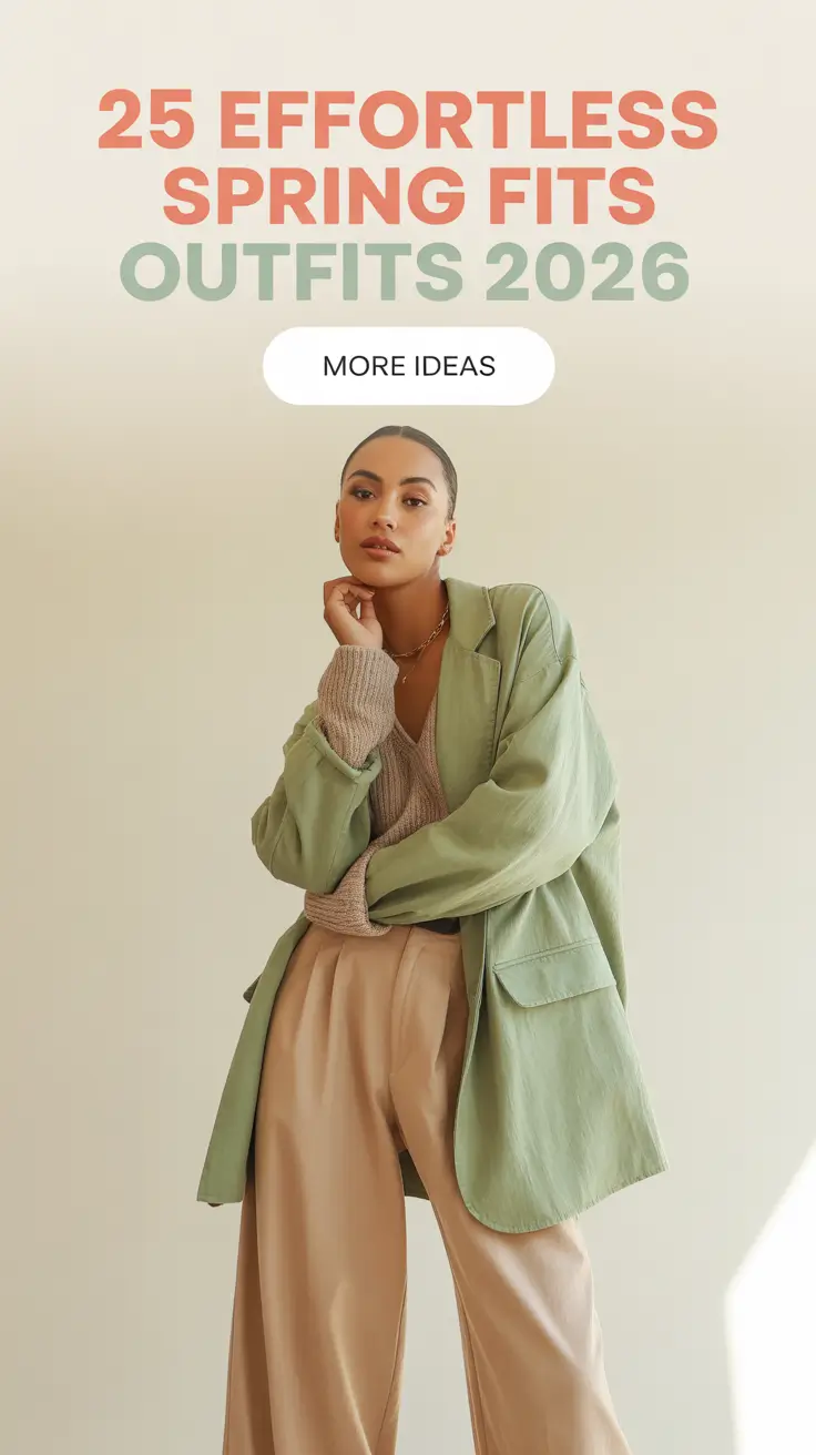 Effortless Spring Fits Outfits 2026 That Look Chic Without Trying