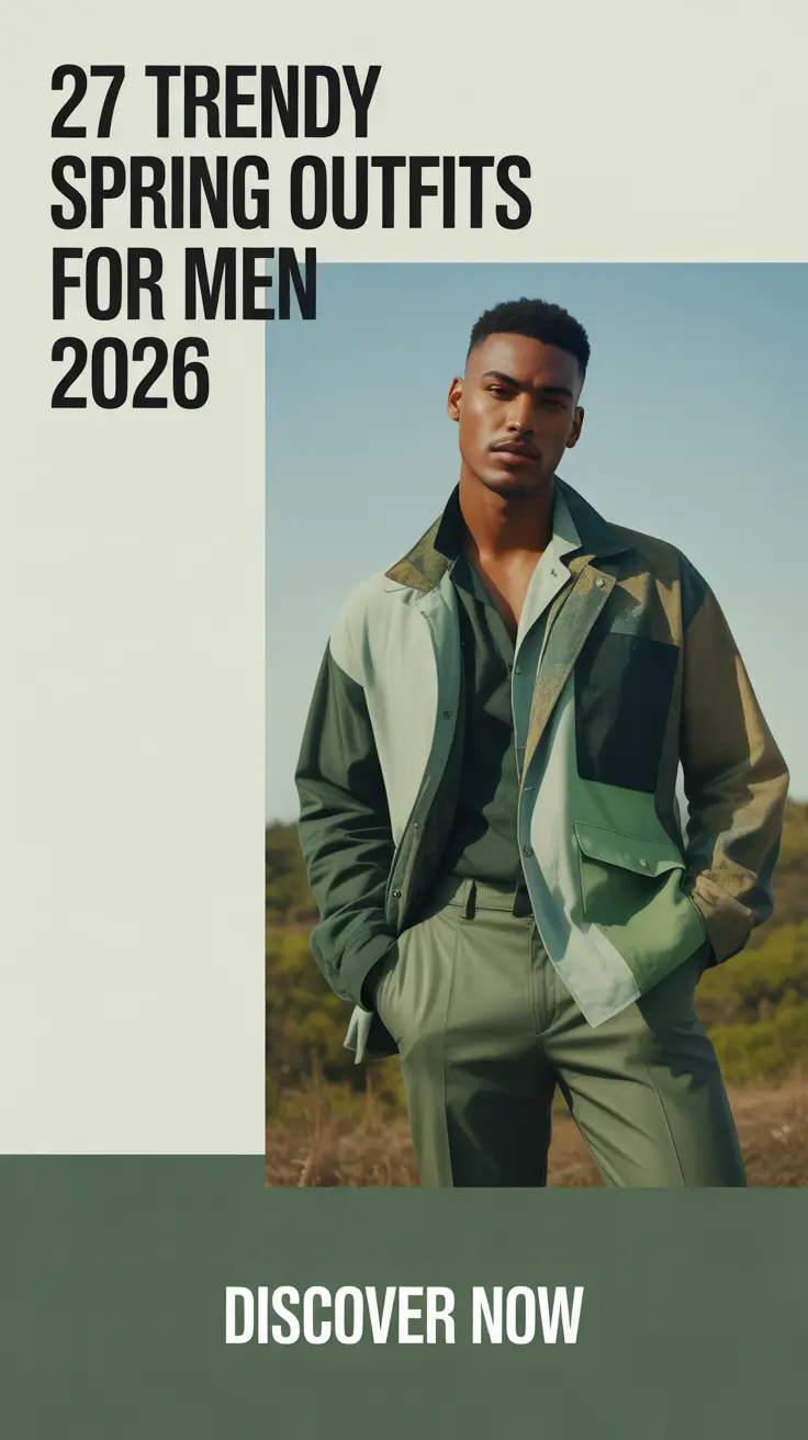 Trendy Spring Outfits For Men 2026 Style Ideas That Feel Fresh and Wearable