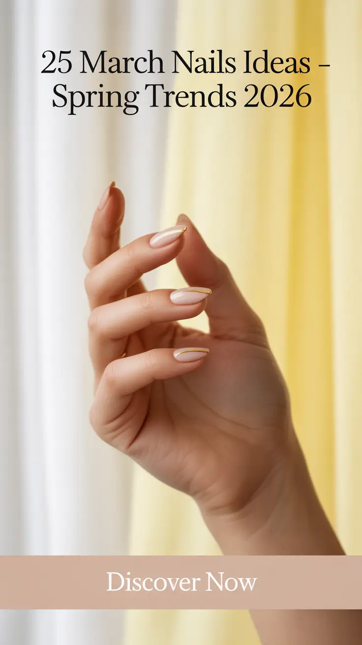 March Nails Ideas - Spring Trends 2026 Simple Spring Manicure