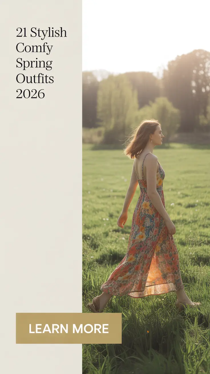 Stylish Comfy Spring Outfits 2026 for Women - Cute Casual Looks and Easy Inspo