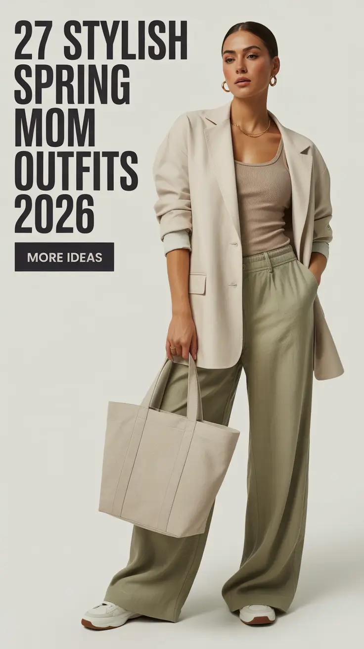 Cute Spring Mom Outfits for 2026 - Easy, Comfy, and Trendy Outfit Ideas for Every Mom Style
