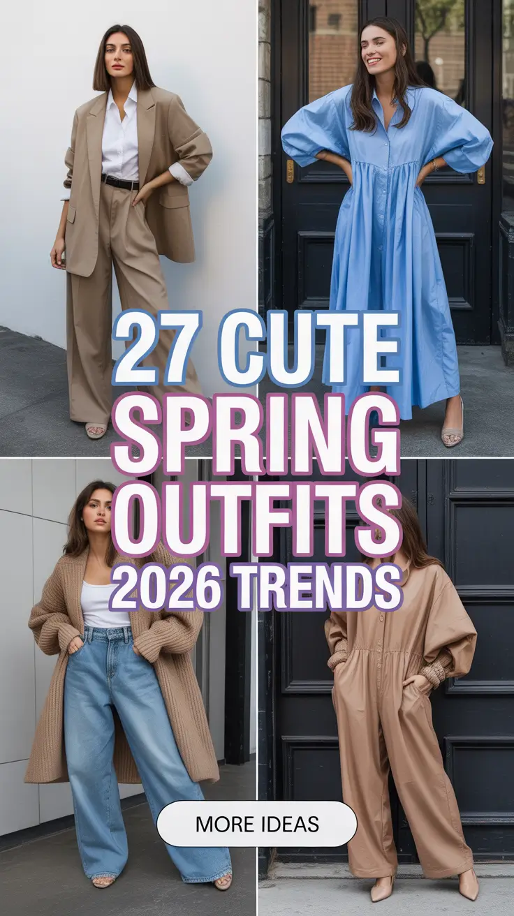 Cute Spring Outfits 2026 Trends for Women