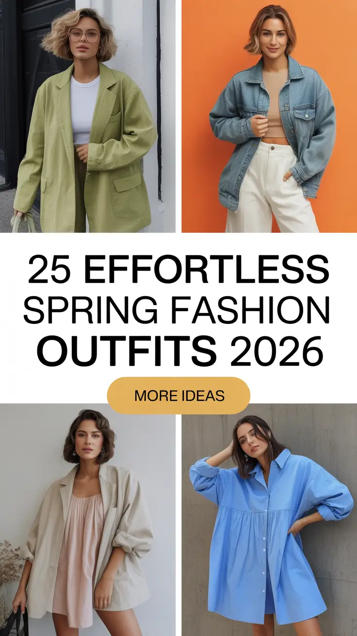 Effortless Spring Fashion Outfits 2026 That Look Chic Without Trying
