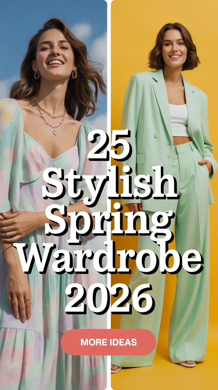 Chic Spring Wardrobe Ideas 2026 for Women Who Love Effortless Style