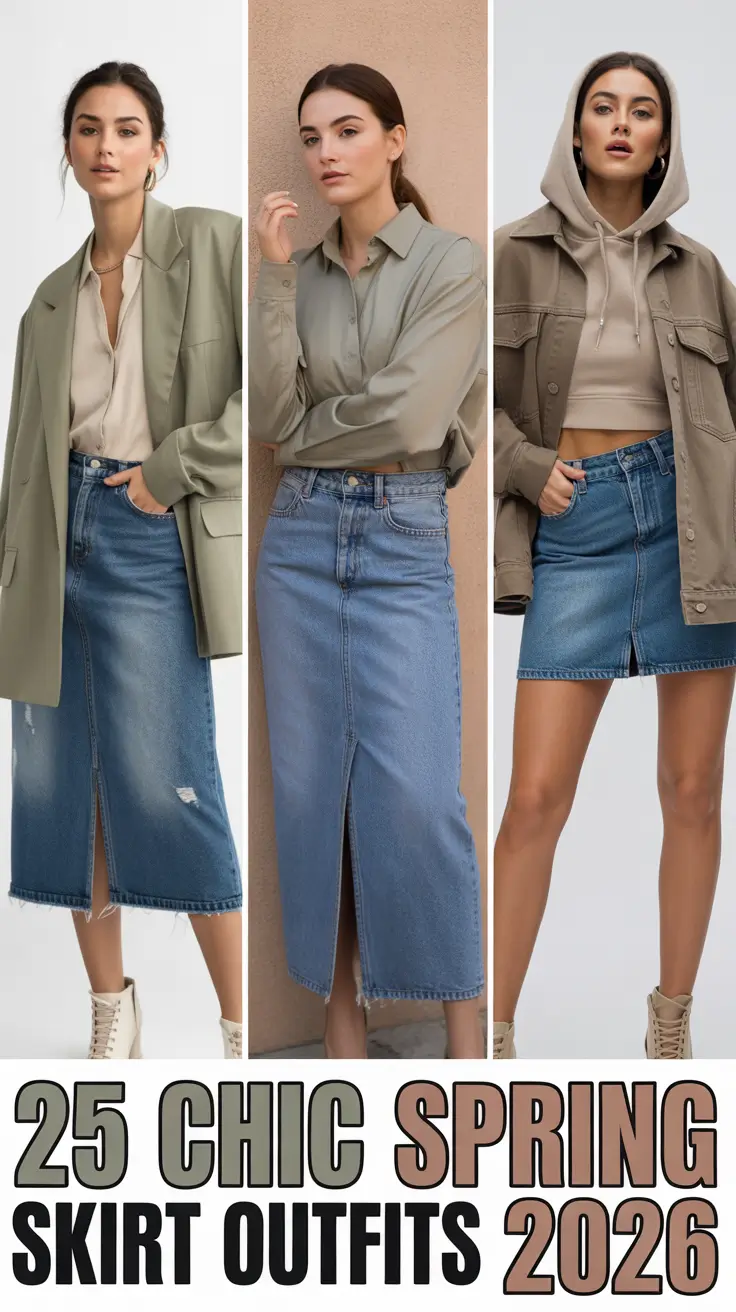 Chic Spring Skirt Outfits 2026 That Feel Fresh, Wearable, and Totally You