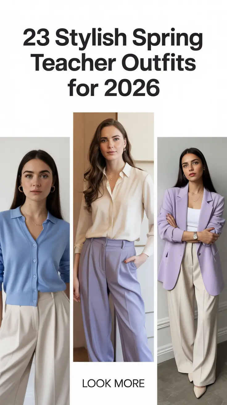 Stylish Spring Teacher Outfits For 2026 - Casual, Cute and Comfy Classroom Looks