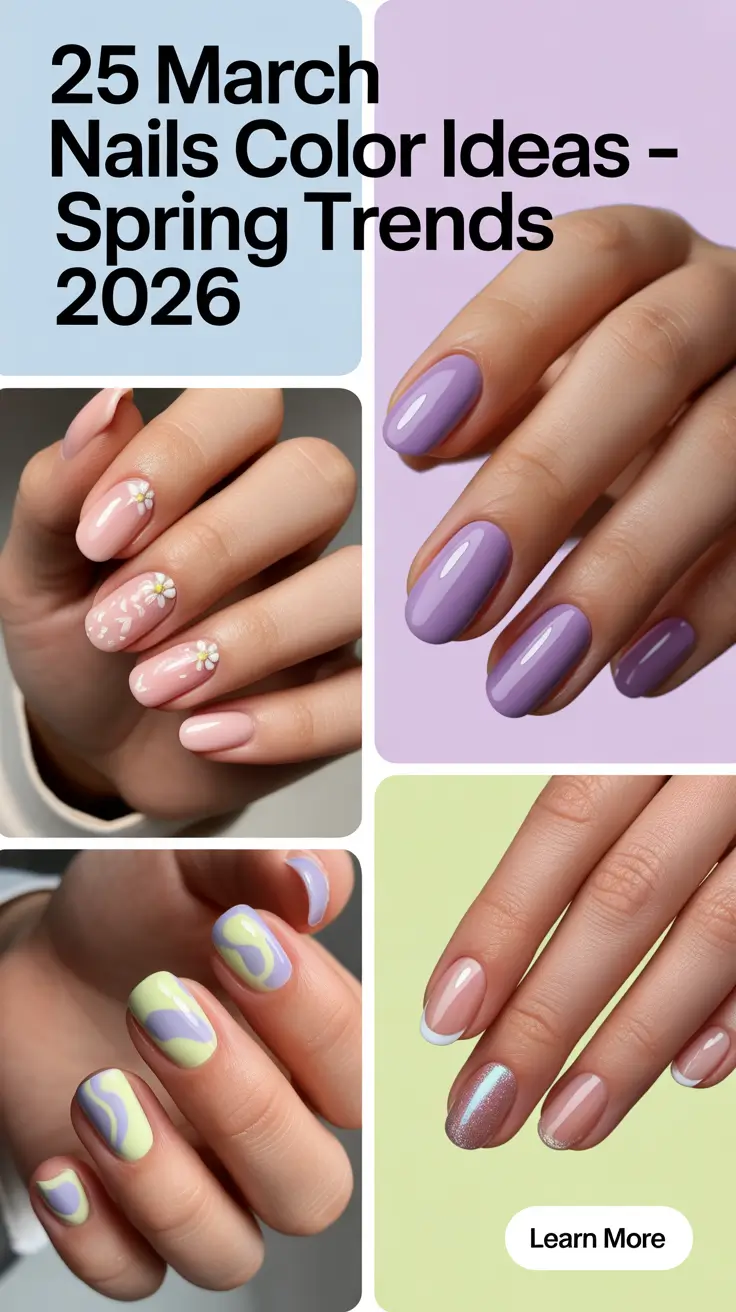 March Nails Color Ideas - Spring Trends 2026 for Every Mood From Simple Neutrals to Bold Spring Inspo