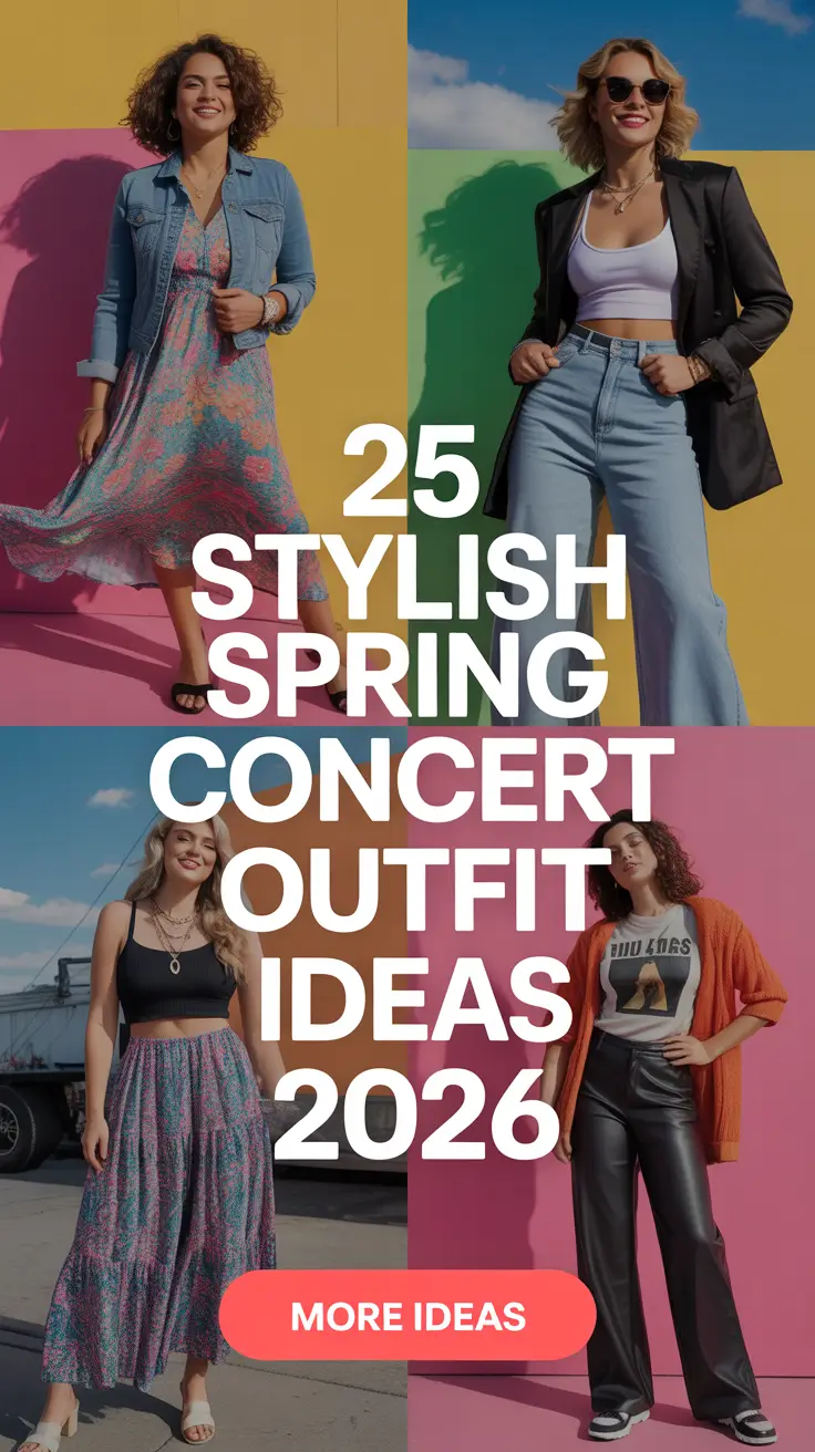 Stylish Spring Concert Outfit Ideas 2026 for Every Vibe and Venue